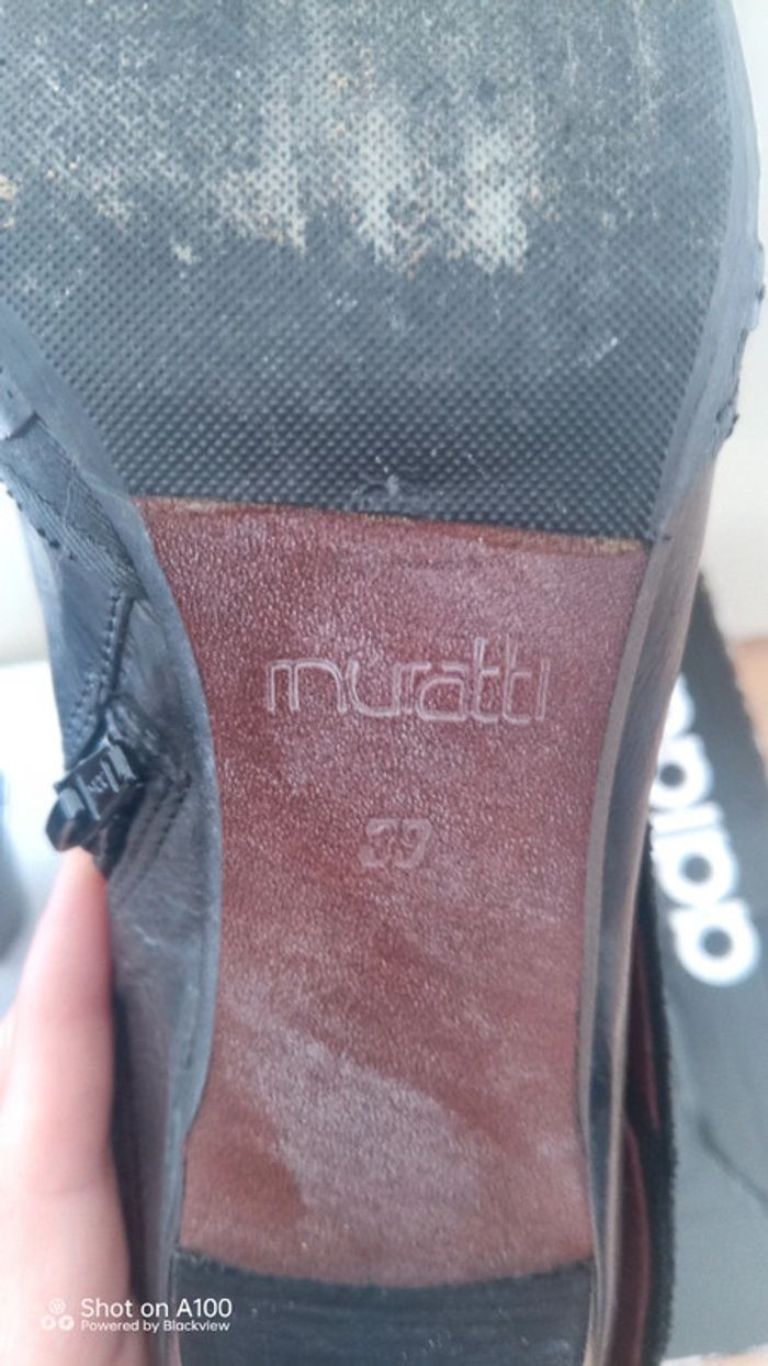 Bottines cuir à talon - photo numéro 5