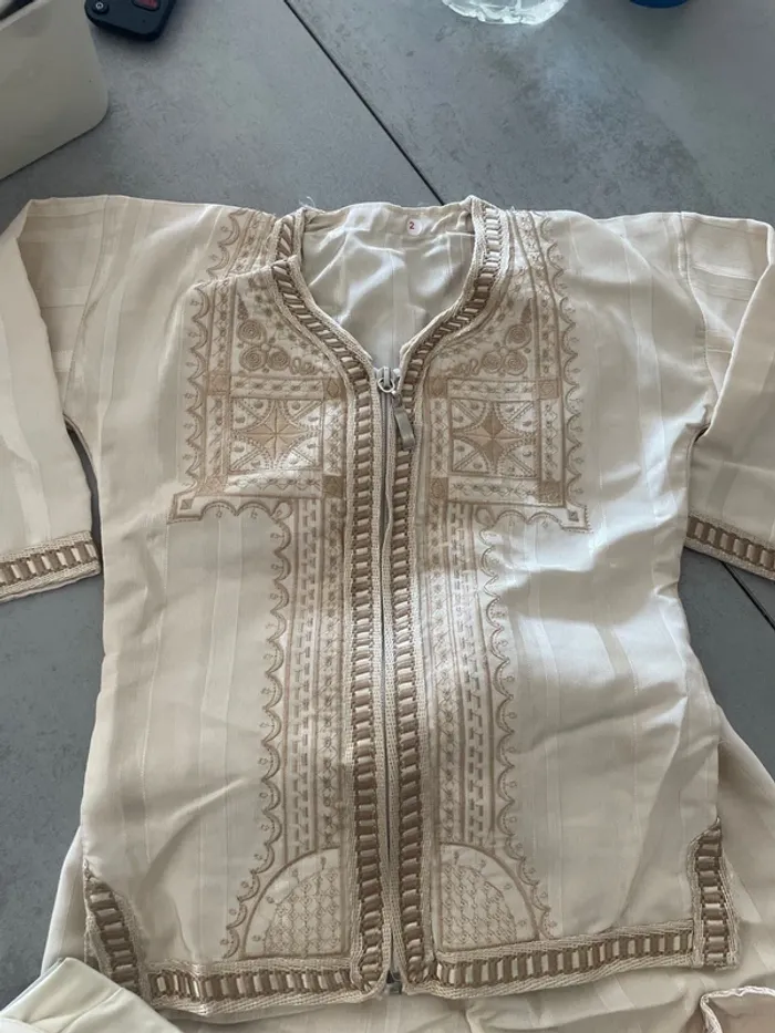 Ensemble jabdor + chemise 2 ans - photo numéro 2