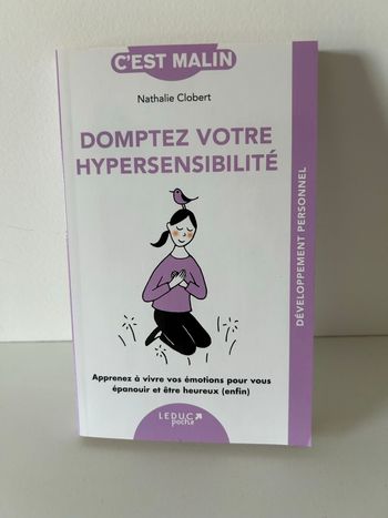 Livre développement personnel Domptez votre hypersensibilité