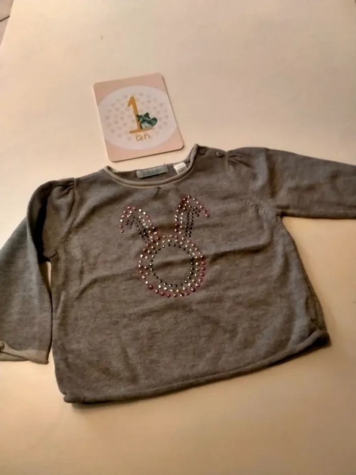 Pull bébé Obaïbi Taille 12 mois - photo numéro 2