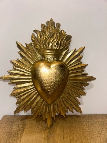 Ex voto cœur déco murale