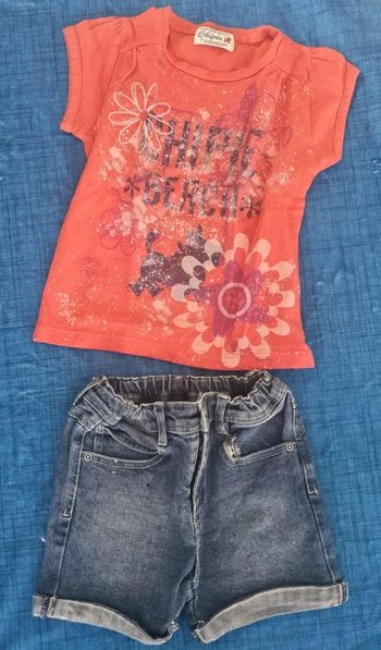 Ensemble  chipie/tissaia 3 ans
