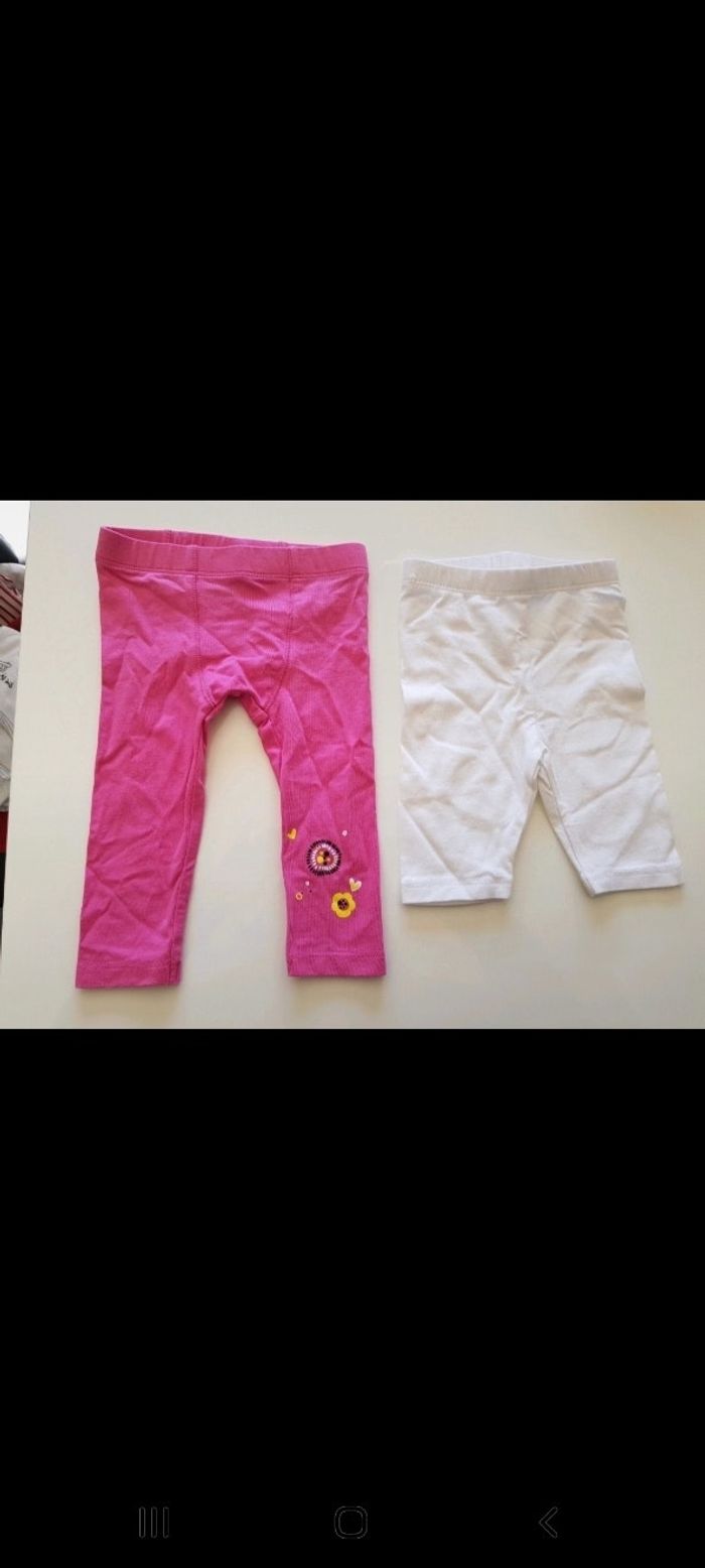 Lot 2 leggings 6mois