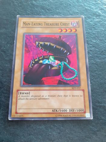 Carte Yu-Gi-Oh ! Man-Eating Treasure Chest SDY-037