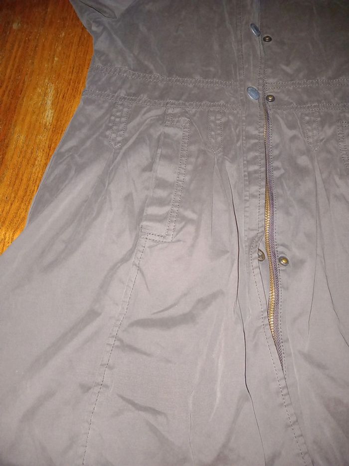 😷manteau long Okaidi 8ans marron - photo numéro 3