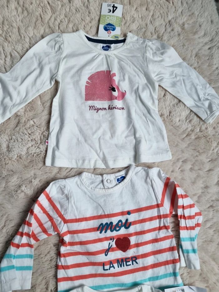 Lot t-shirt manche longue - photo numéro 2