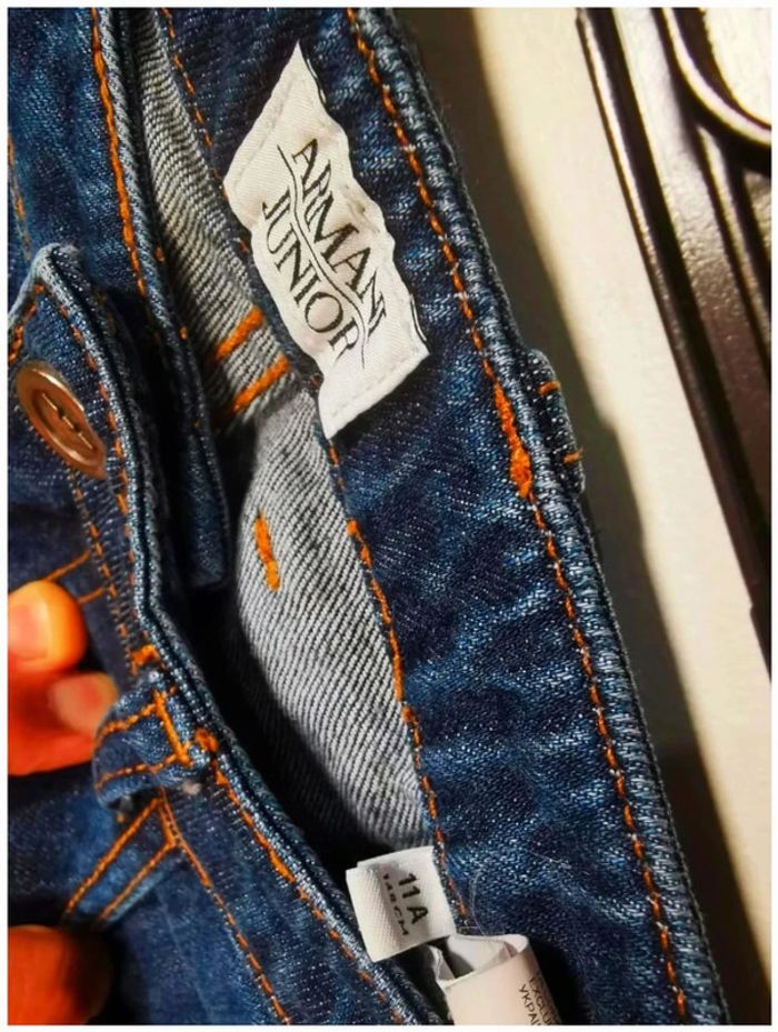 C29 jeans marine Armani Junior 11 ans - photo numéro 4