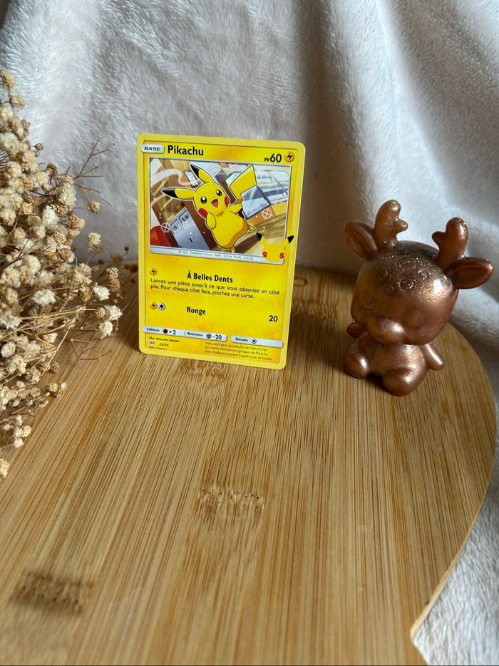⚡️ Carte Pokémon Pikachu 25/25 – 25e Anniversaire McDonald’s (2021)