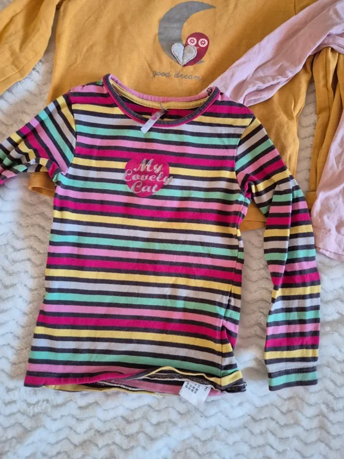 Lot 5 Tee-shirts manches longues 3 ans - photo numéro 4