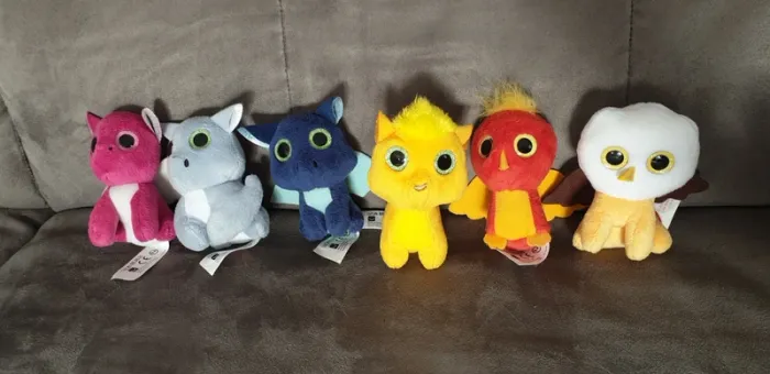 Lot 6 peluches Ty