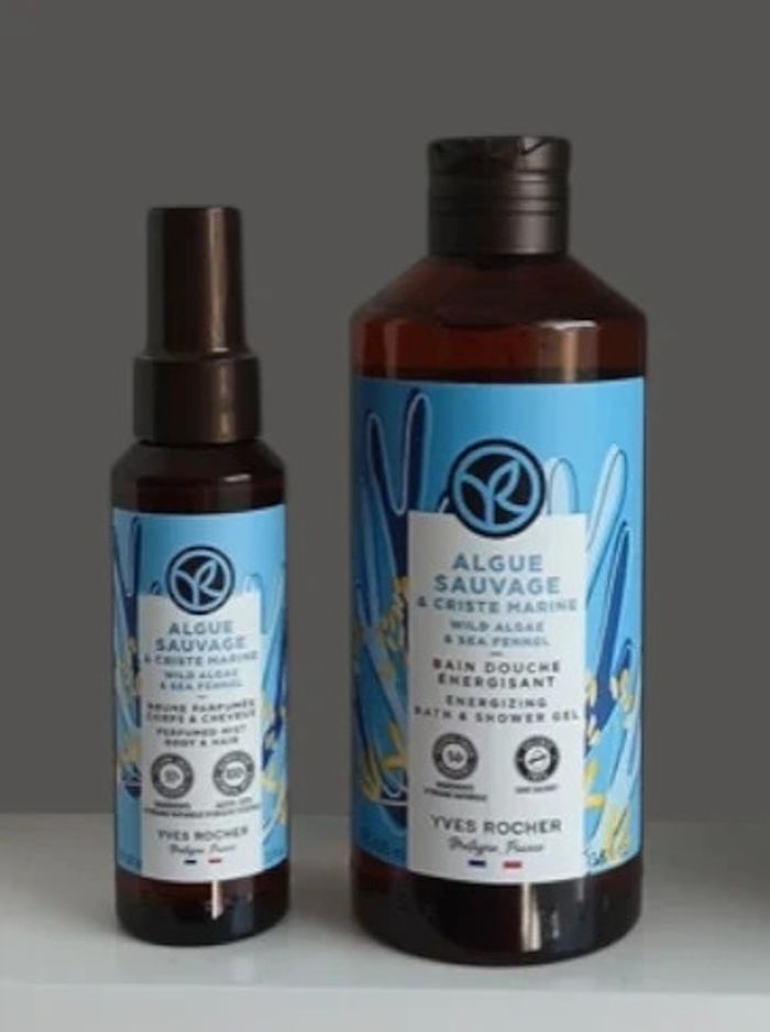Brume Parfumée & son Bain Douche Algue Sauvage & Criste Marine - photo numéro 2