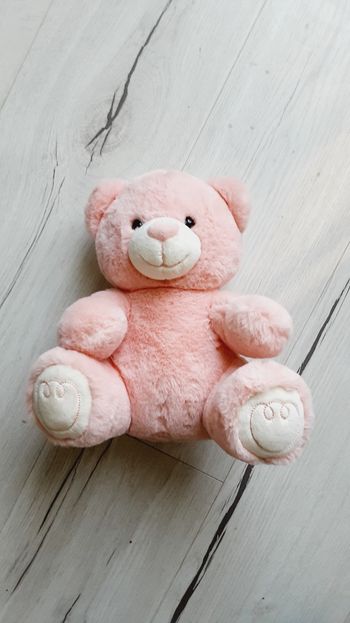Peluche ours rose Gipsy 25 cm de hauteur Neuf