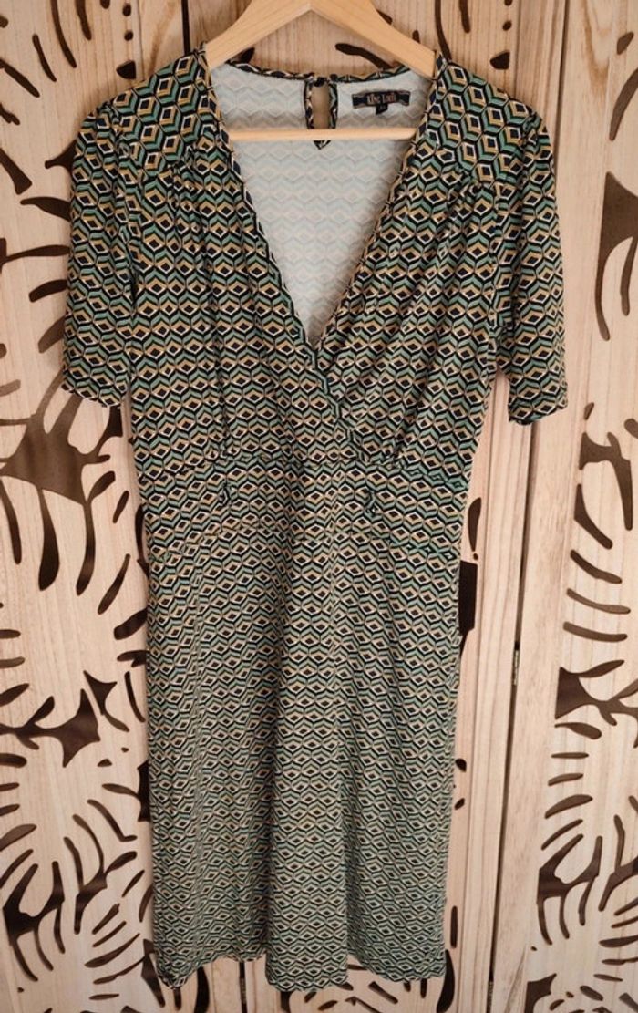 Robe midi fluide imprimée Taille XL King Louie - photo numéro 5