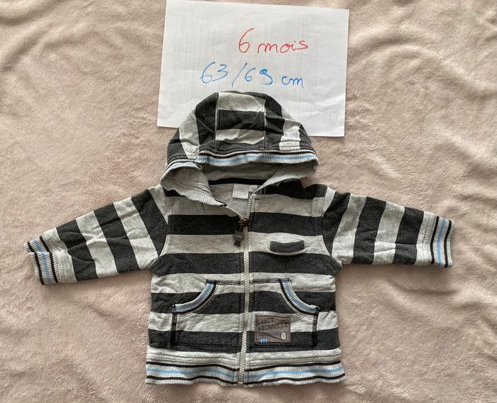 Lot 5 Gilets zippés - Gap, Orchestra, Sergent Major, dpam, Cadet Rousselle - 6 mois - TBE - photo numéro 12