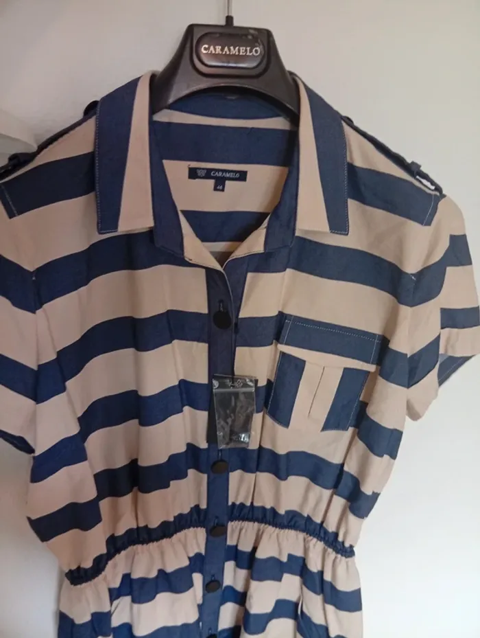 Très jolie robe été marin T 46
