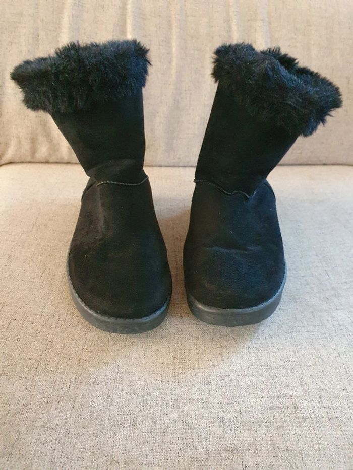 Bottes velours fourrées 39