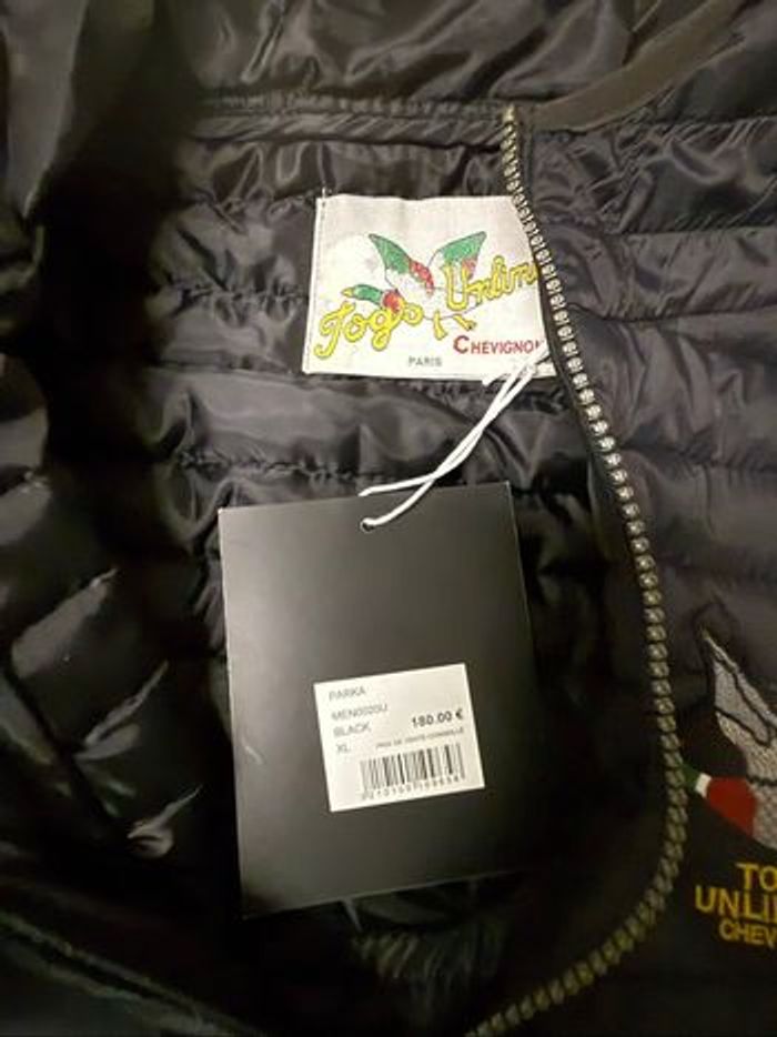 Doudoune noire XL chevignon - photo numéro 6