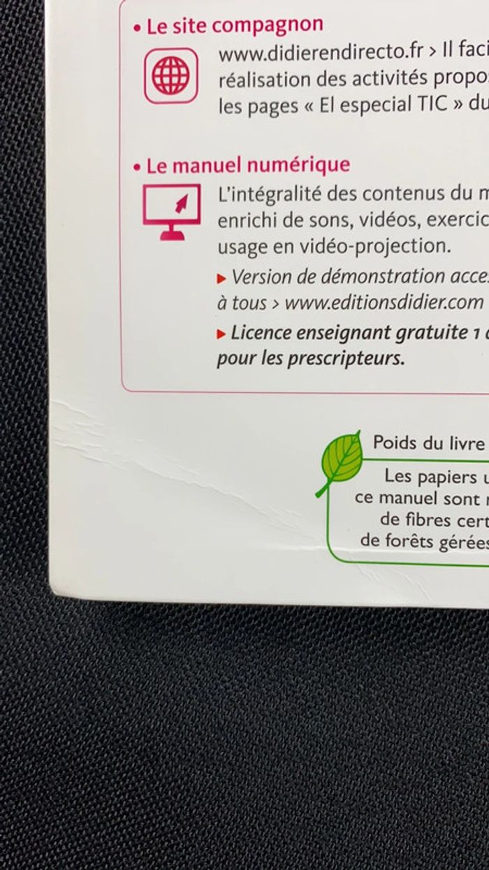 Espagnol Manuel + cahier d’activités En directo 1ere année - photo numéro 8
