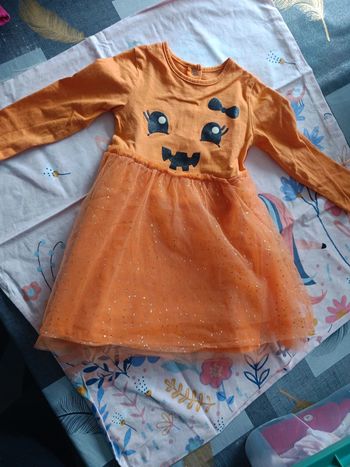 Robe halloween 18 mois citrouille