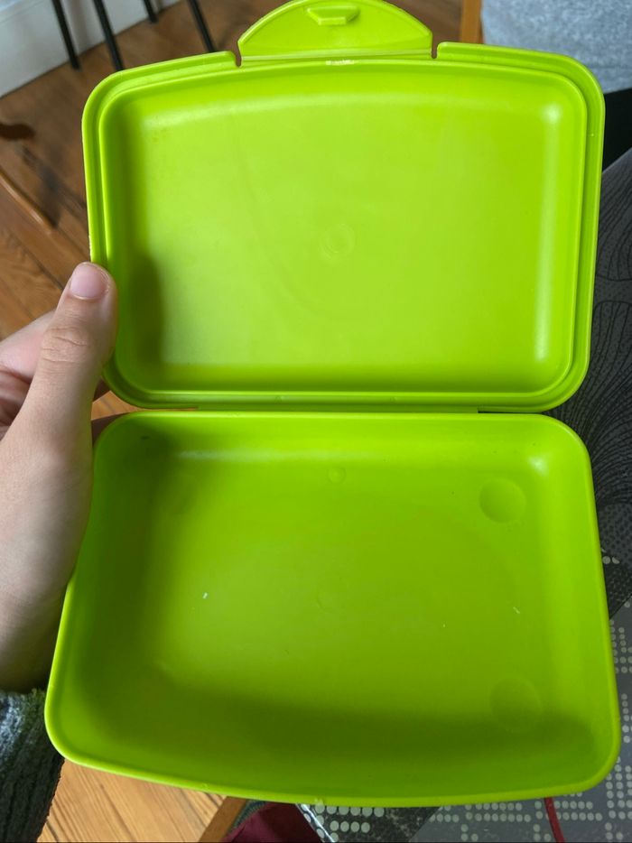 Boîte à goûter verte - photo numéro 2