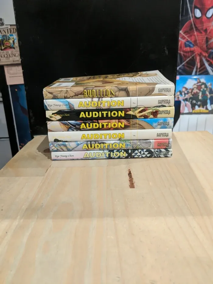 Lot Audition - Tomes 1 à 9 (manquent 6 et 7)