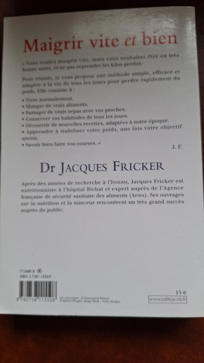 Livre régime santé maigrir recettes mieux manger - photo numéro 2