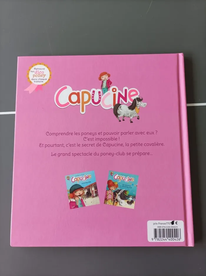 Livre enfant Capucine Au poney Club - photo numéro 2