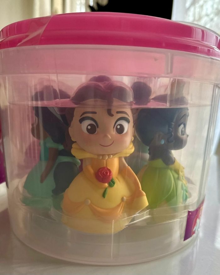 Ensemble jouets de bain Princesses Disney Tiana Belle Jasmine seau - photo numéro 4