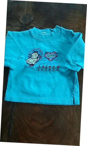 Sweat fille taille 12 mois