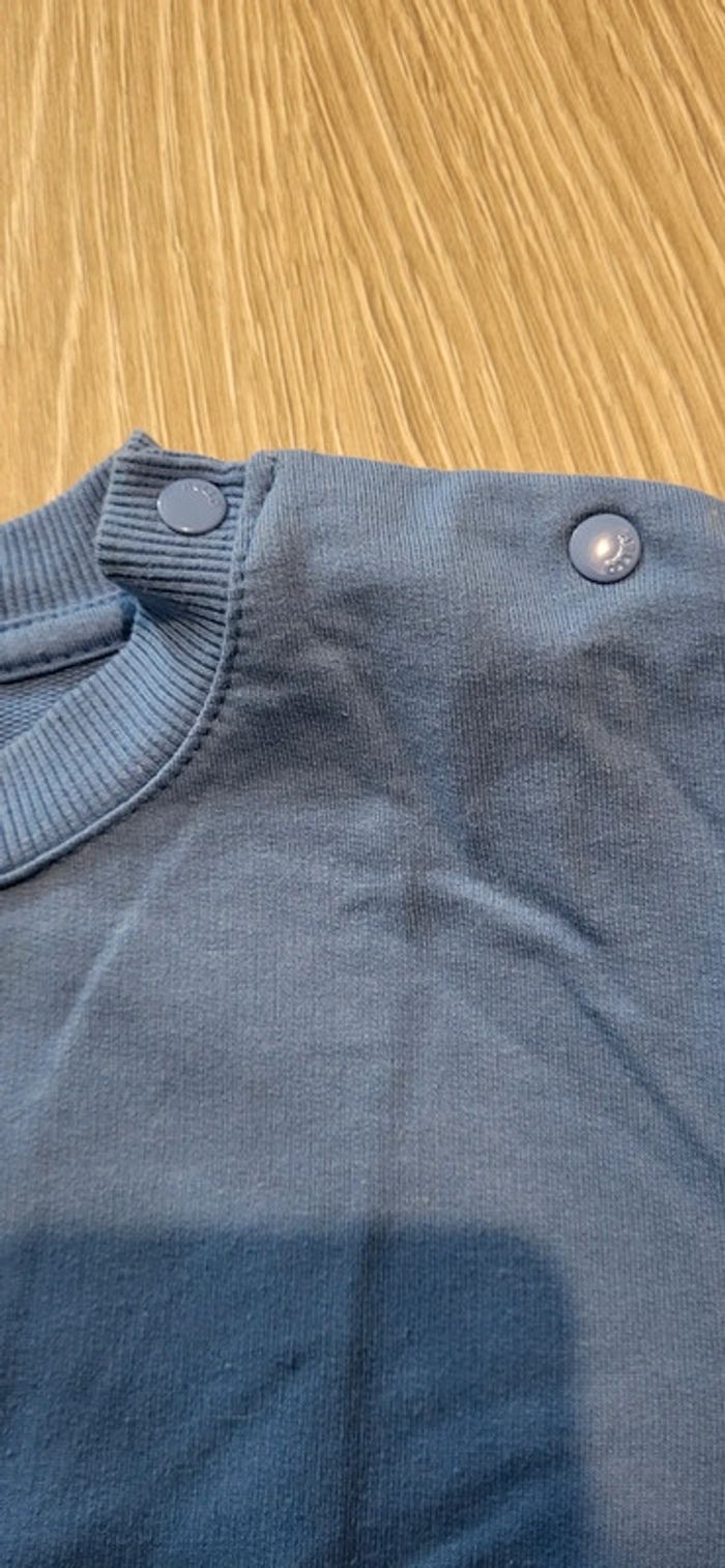 Sweat bleu léger neuf 18 mois - photo numéro 5