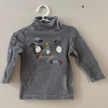 Haut à manches longues “Penguin Family”