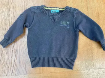 Pull gris anthracite 3 ans NKY