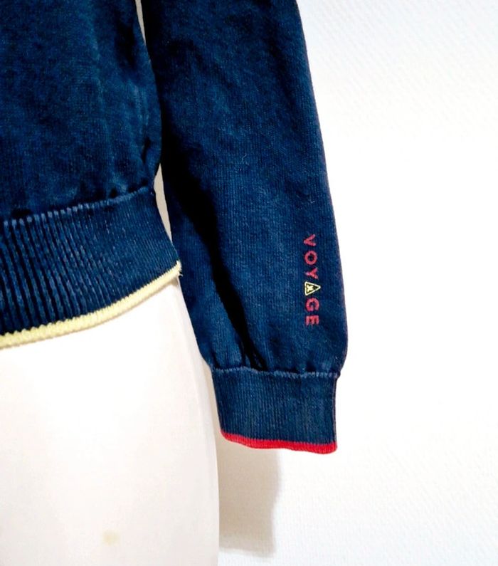 Pull bleu marine col v - 164 - gaastra - photo numéro 4