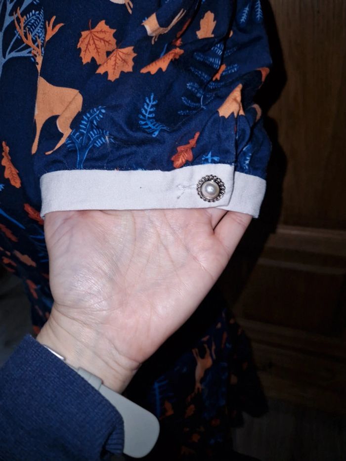 Robe collectif animaux forêt taille l uk 14 - photo numéro 5