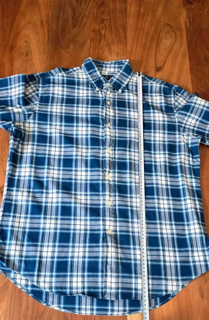 Chemise Ralph Lauren Indigo Oxford - Taille M - photo numéro 5