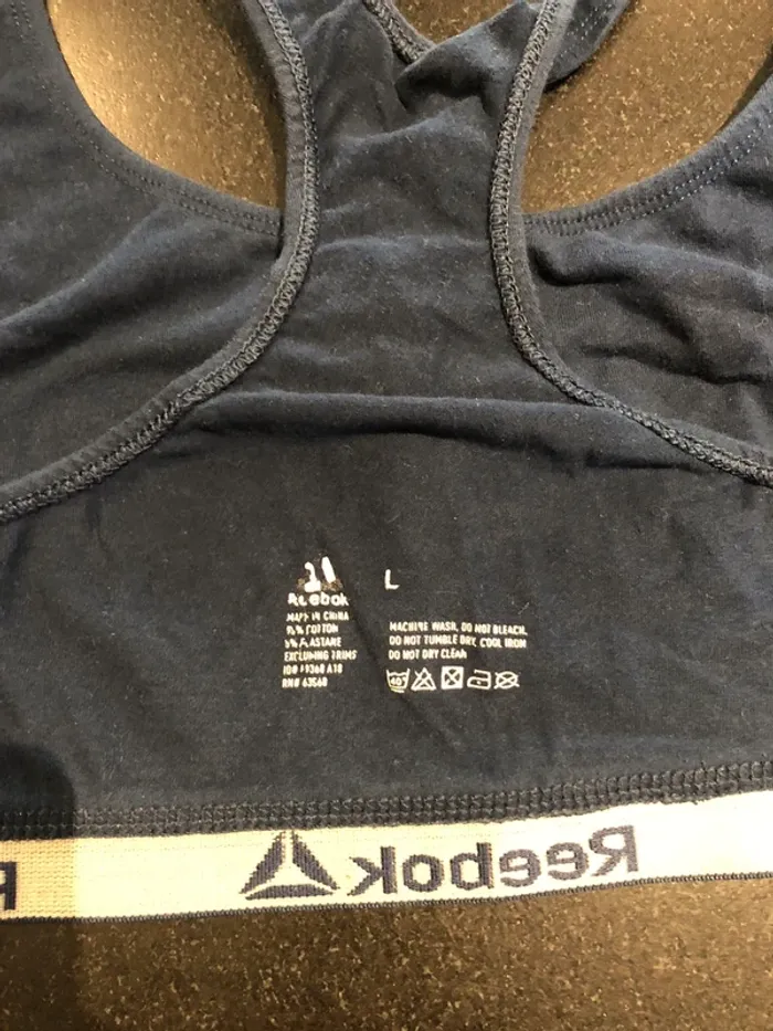 Brassière de sport Reebok Taille L - photo numéro 3