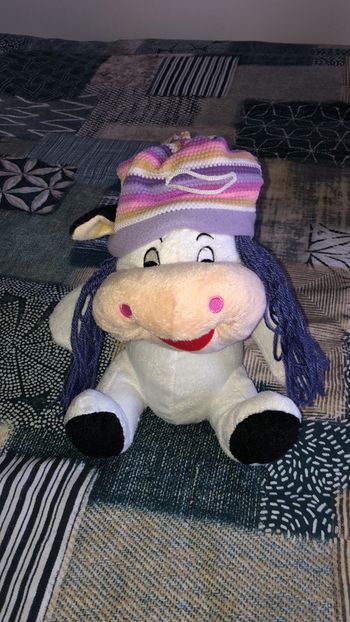 Peluche vache rasta 25 cm