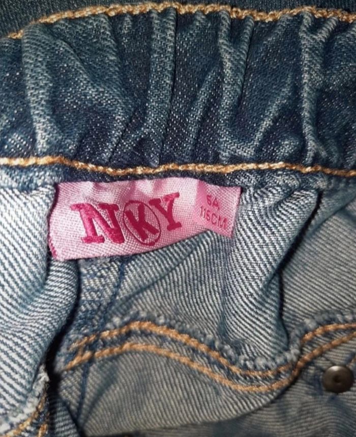 Jupe short jeans NKY taille 6 ans - photo numéro 2