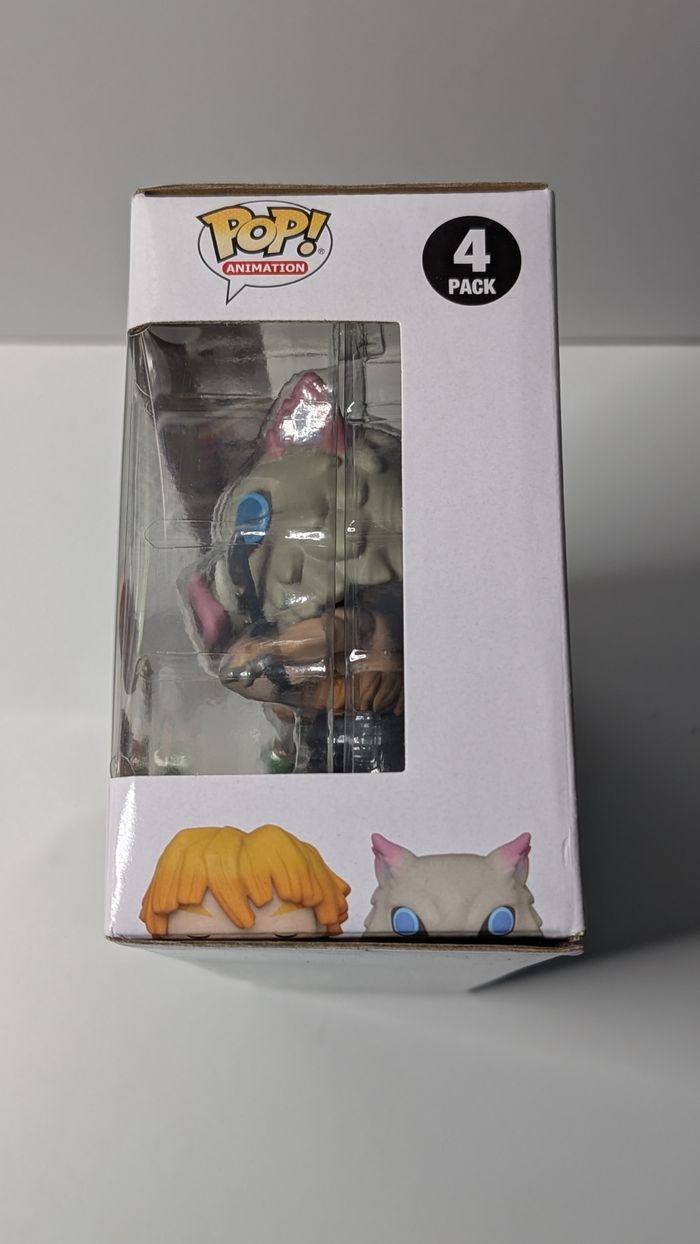 [Funko pop] Figurine Demon Slayer Tanjiro/Nezuko/Zenitsu/Inosuke 4 pack - photo numéro 6