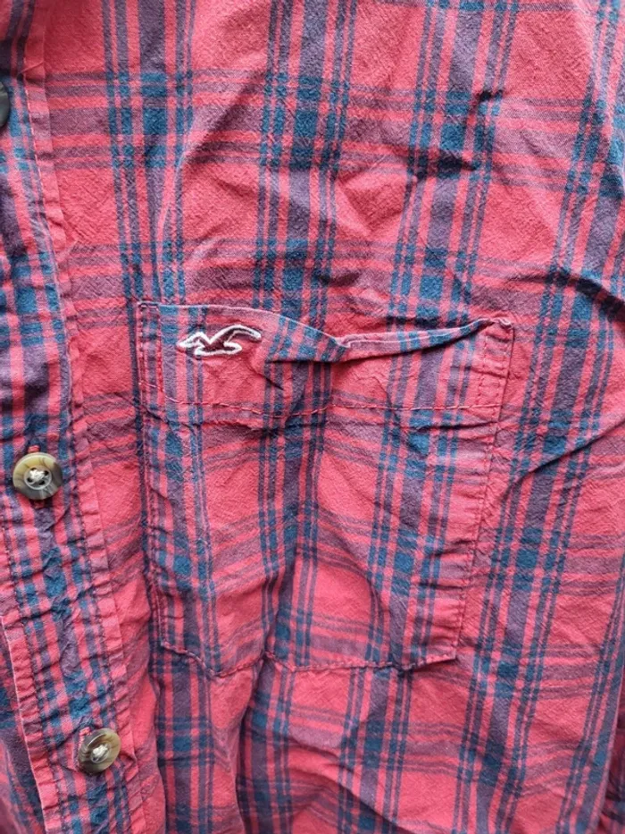 Chemise à carreaux Hollister - photo numéro 3
