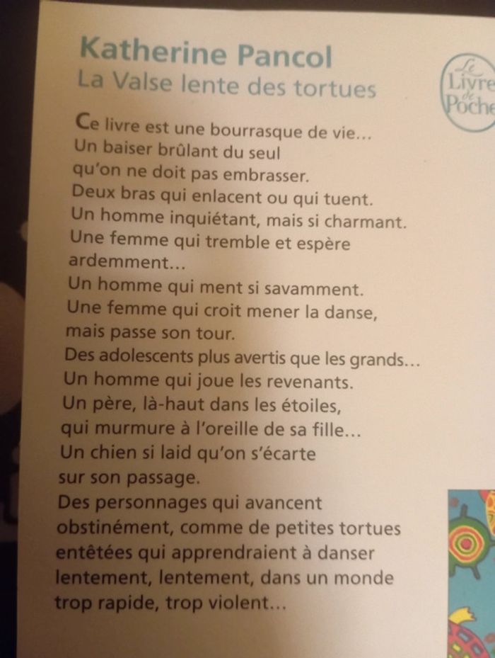Livre de poche comme Neuf La valse des tortues de Katherine Pancol - photo numéro 2