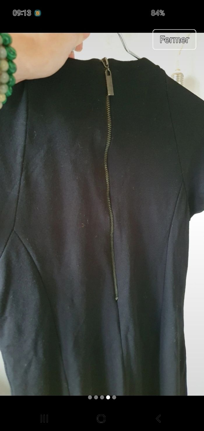 Robe  ou tunique Jersey avec plastron argenté - photo numéro 4