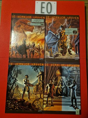 Lot de 4 bd le dernier troyen 1 à 4,EO