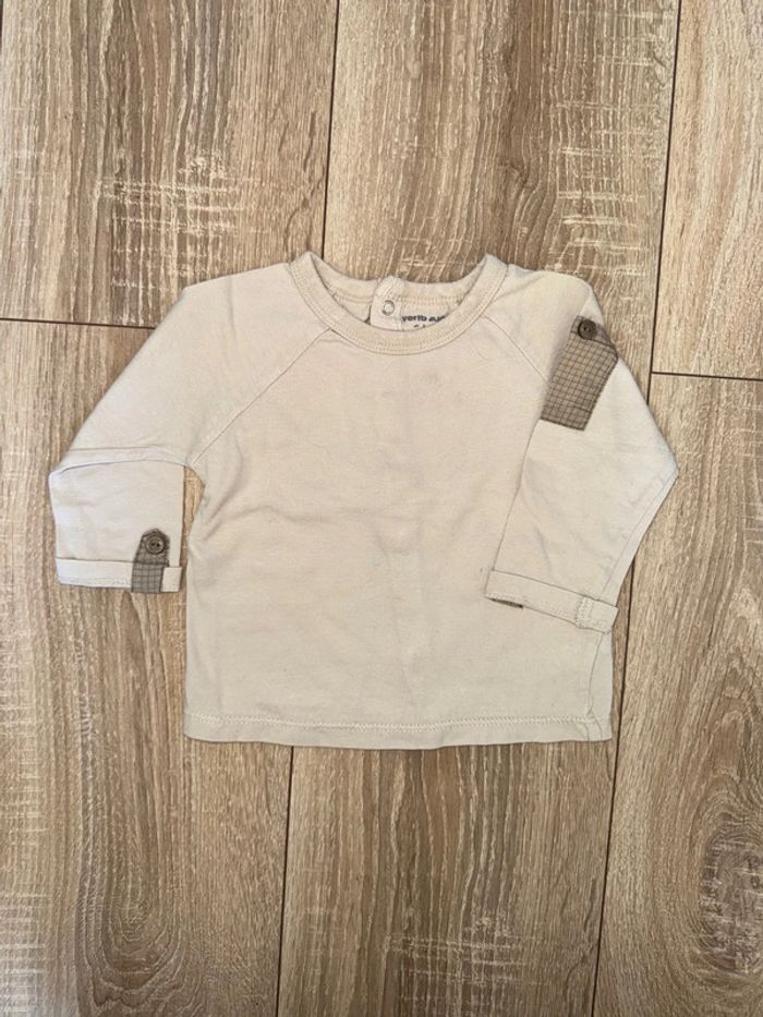 Lot tee shirts manches longues 6 mois - photo numéro 4