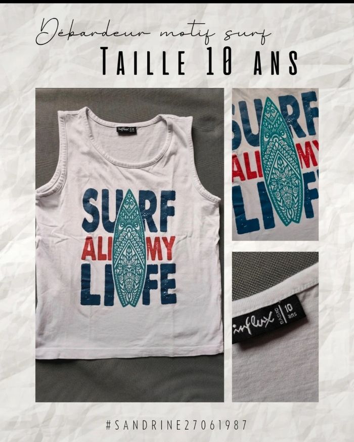 Débardeur motif surf