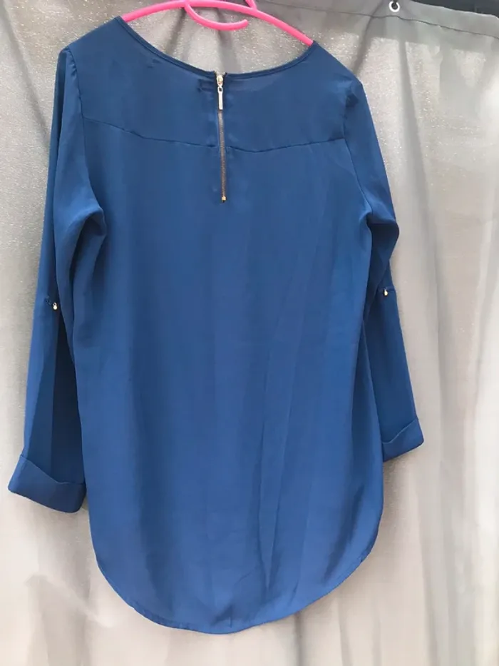 Blouse bleu - photo numéro 3