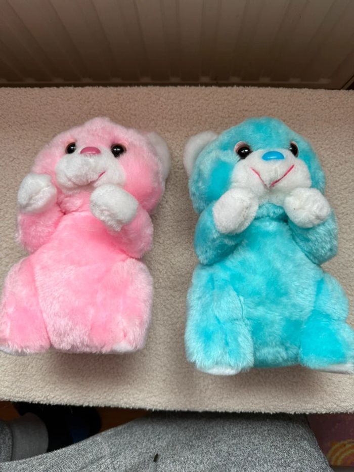 Peluches Adorables Duo Rose & Bleu – Douceur et Câlins Assurés - photo numéro 2