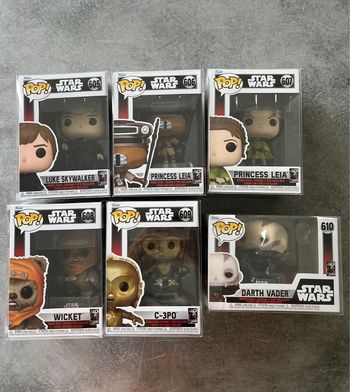 Lot de 6 Star Wars le retour du Jedi
