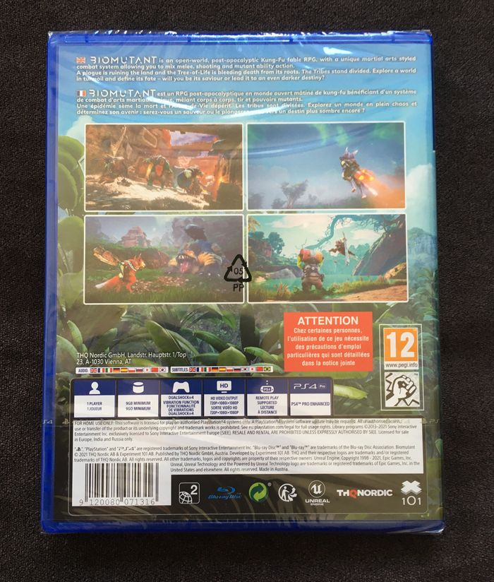 Biomutant sur PS4, NEUF sous blister - photo numéro 2