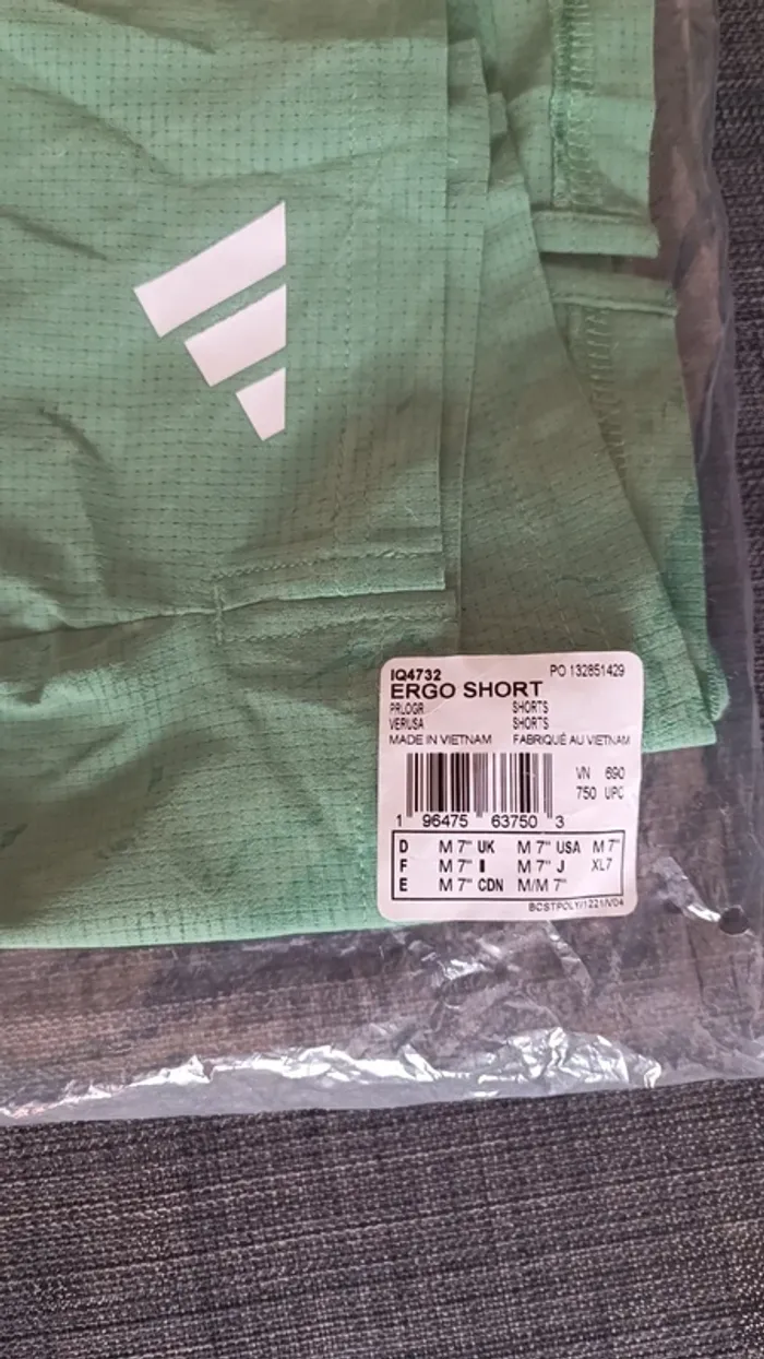Shorts Adidas verdi - photo numéro 6